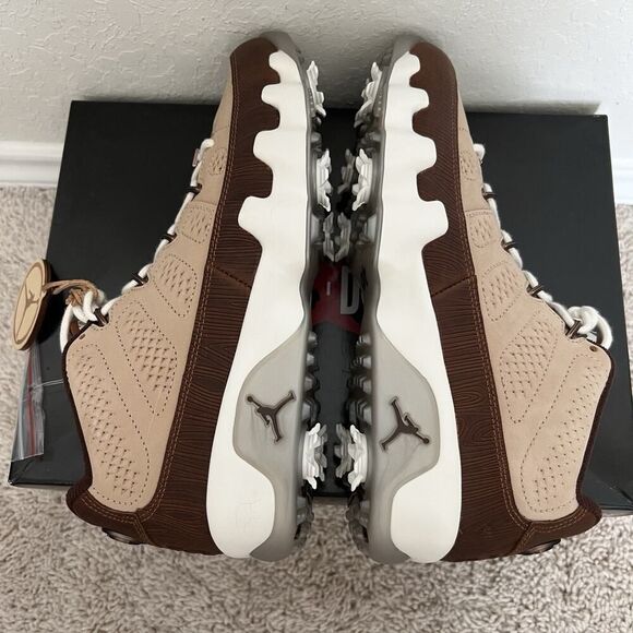Nike Air Jordan 9 G Golf Masters 2024 Woodgrain Shoes FN6929-200 Mens 10.5 New main image 8
